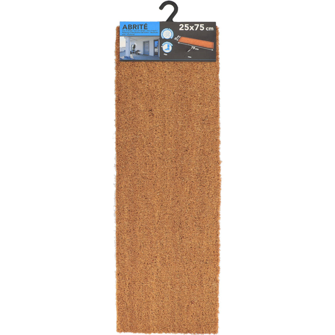 Preș Intrare Exterior Adăpostit Plain 25X75CM Coco - Natural