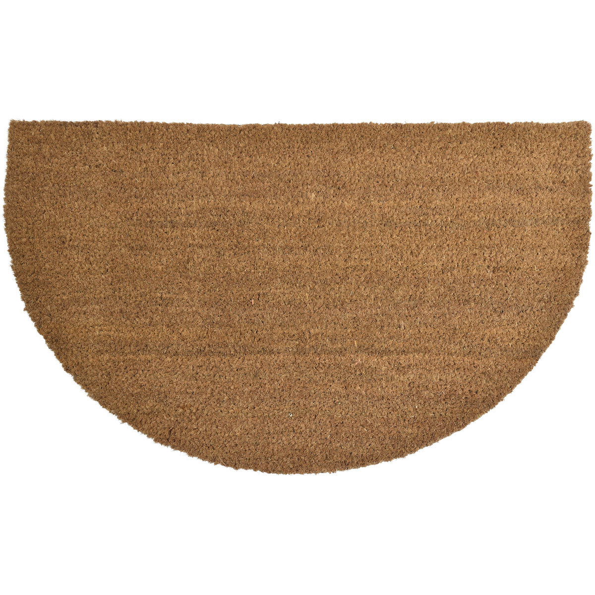 Preș Intrare Exterior Adăpostit Plain Half-Moon 45X75CM Coco - Natural