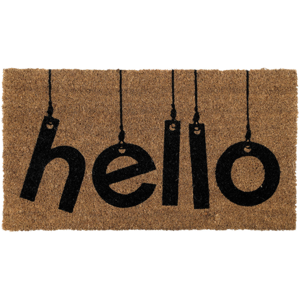 Preș Intrare Exterior Adăpostit Hello 33X60CM Coco/Pvc