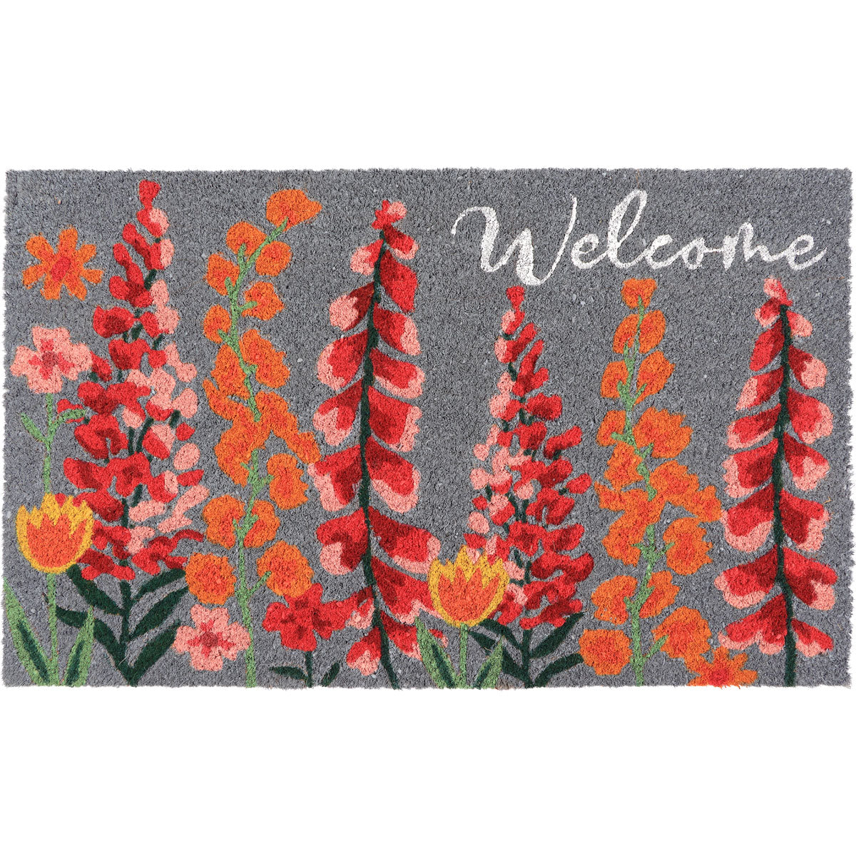 Preș de Intrare Exterior Adăpostit Welcome 45X75CM Coco/Pvc