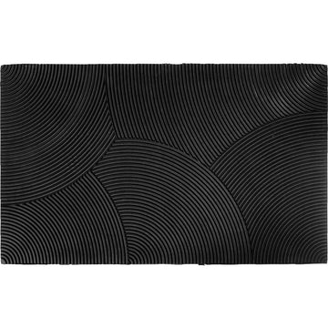 Preș de Intrare Exterior Reversible 45X75CM Cauciuc - Negru