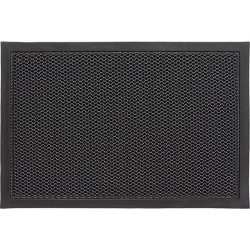 Preș Intrare Exterior 3D Grille 40X60CM Poliester/Tpe - Gri Negru