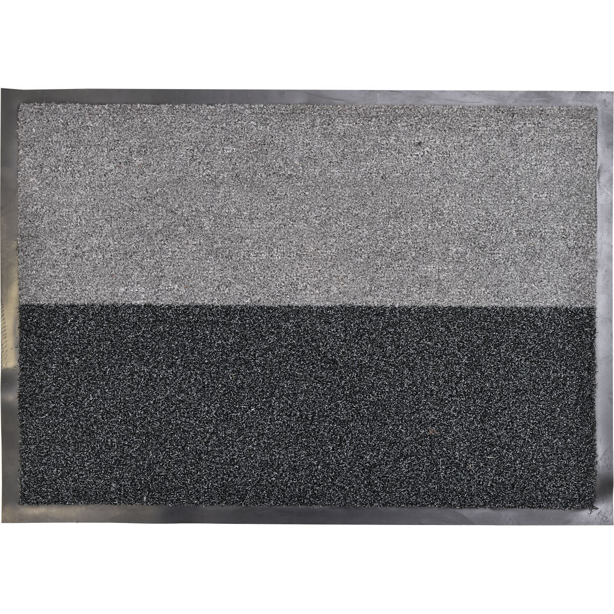 Preș de Intrare Exterior Magic 50X70CM Polipropilenă/Pvc - Gri/Negru