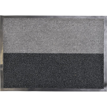 Preș de Intrare Exterior Magic 50X70CM Polipropilenă/Pvc - Gri/Negru