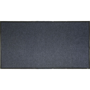 Preș Intrare Exterior 80X150CM Poliester/Pvc - Gri Mărunt