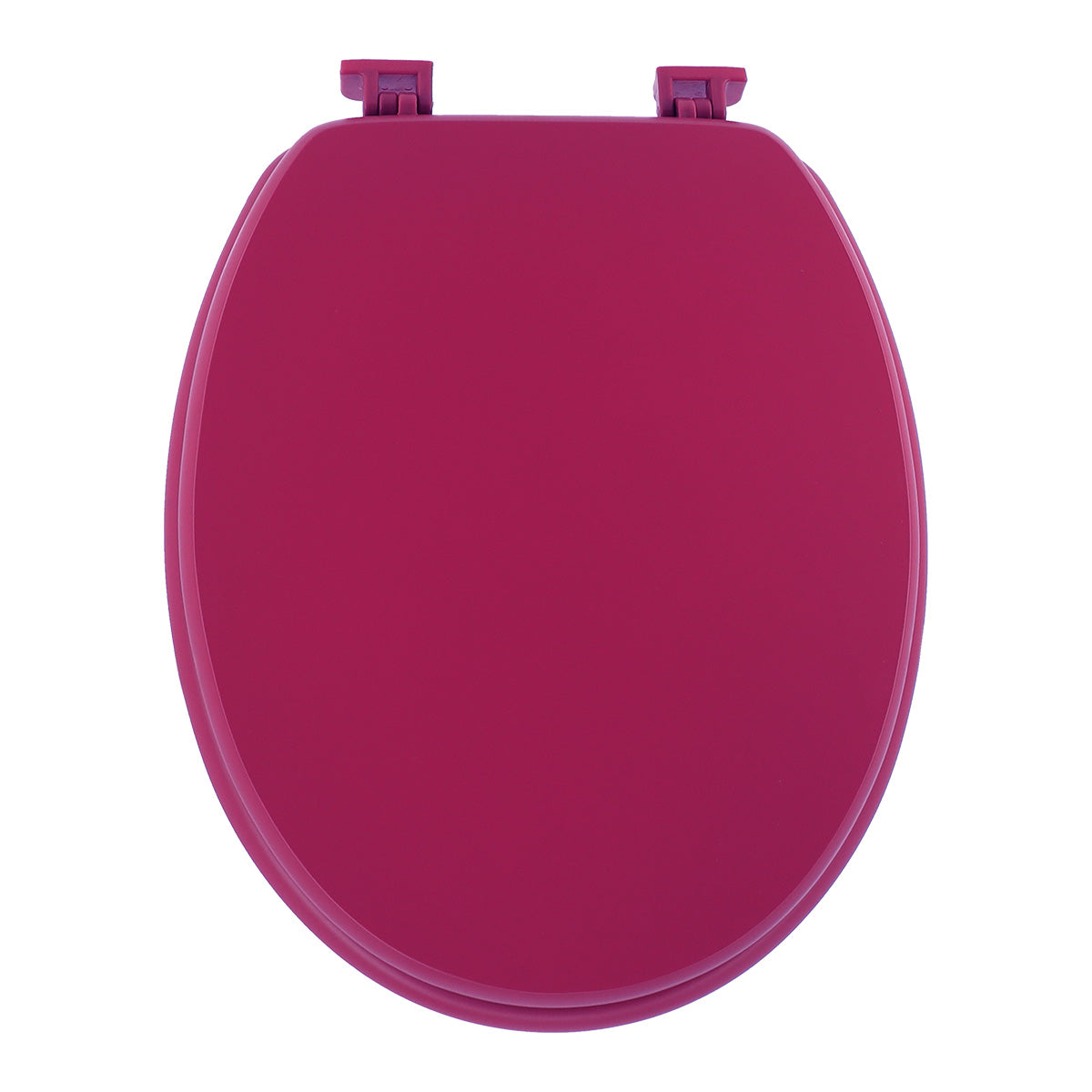 Capac de Toaletă cu Balamale din Plastic - Fuchsia