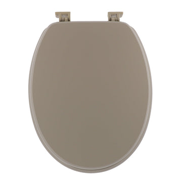 Capac toaletă 18'' cu balamale plastic - Taupe