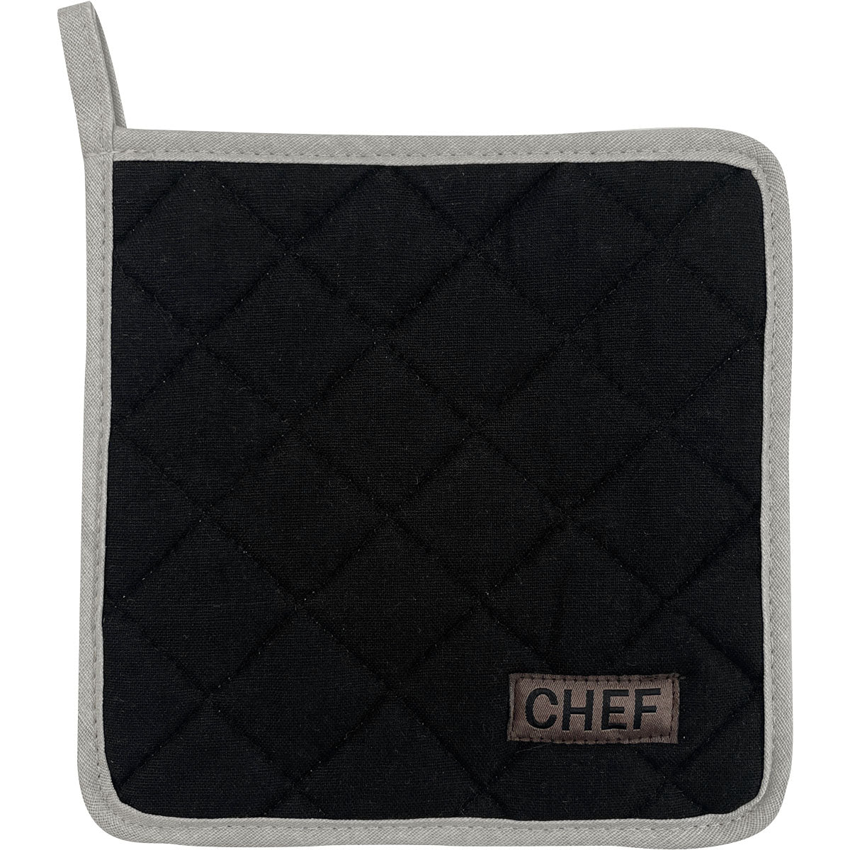 Suport pentru oale chef 20x20cm bumbac - Negru