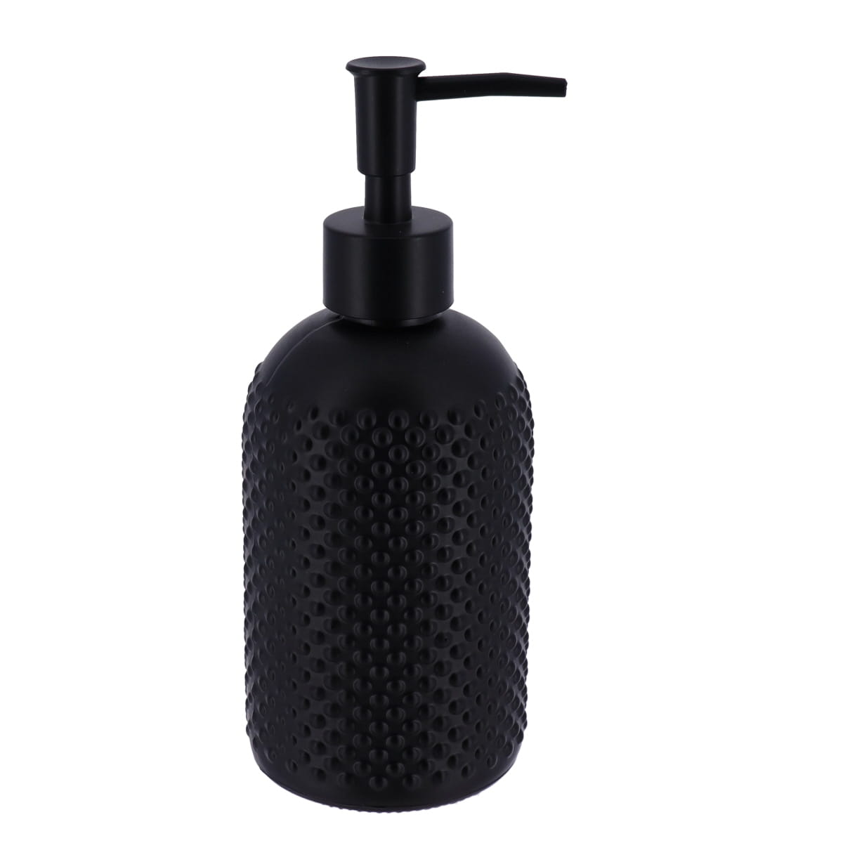 Dispenser pentru Săpun din Sticlă 410 ml - Negru