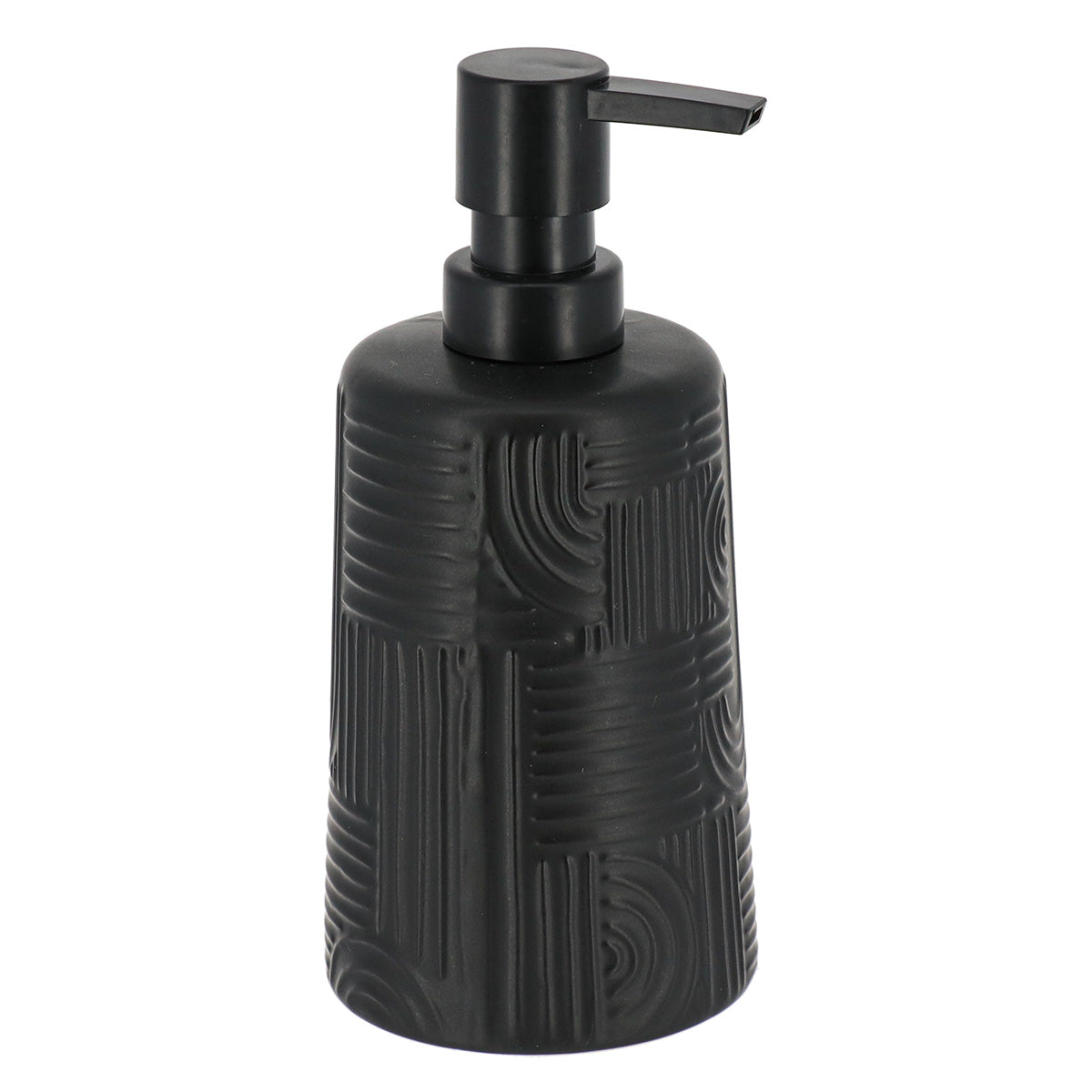 Dispenser pentru Săpun din Ceramică 430 ml - Negru