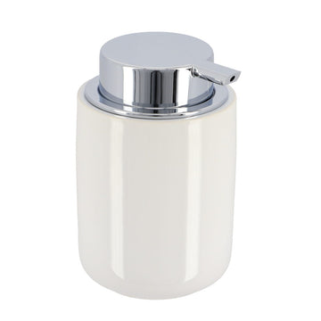 Dispenser pentru Săpun Rotund cu Pompă 235 ml - Alb