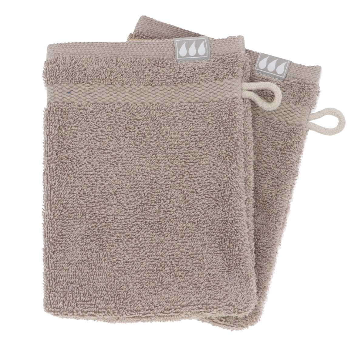 Set de 2 Mănuși 100% Bumbac 15x21 cm - Taupe