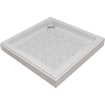 Covoraș de Baie din PVC 50x50 cm cu Bule - Alb