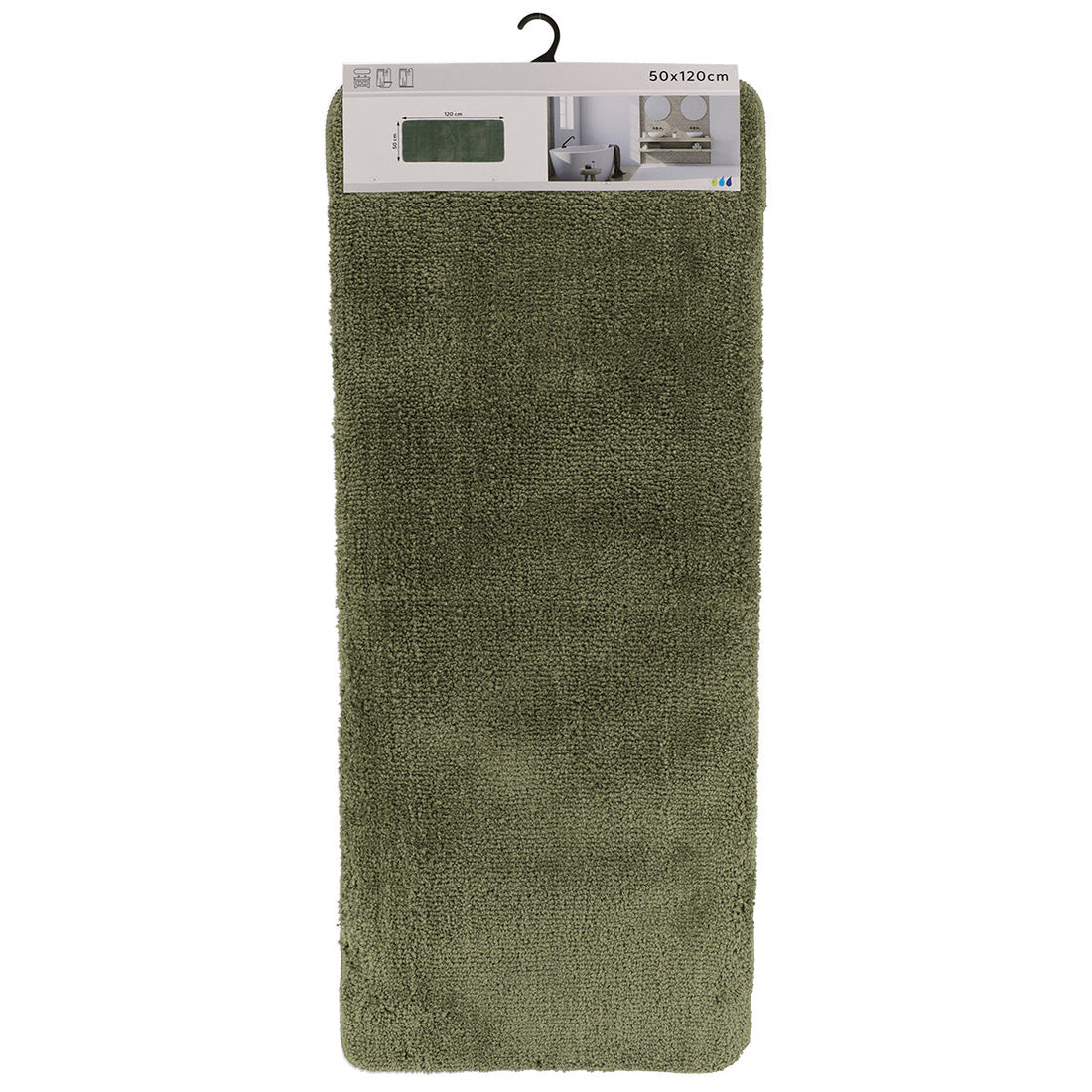 Covoraș microfibră 50x120 cm - Khaki