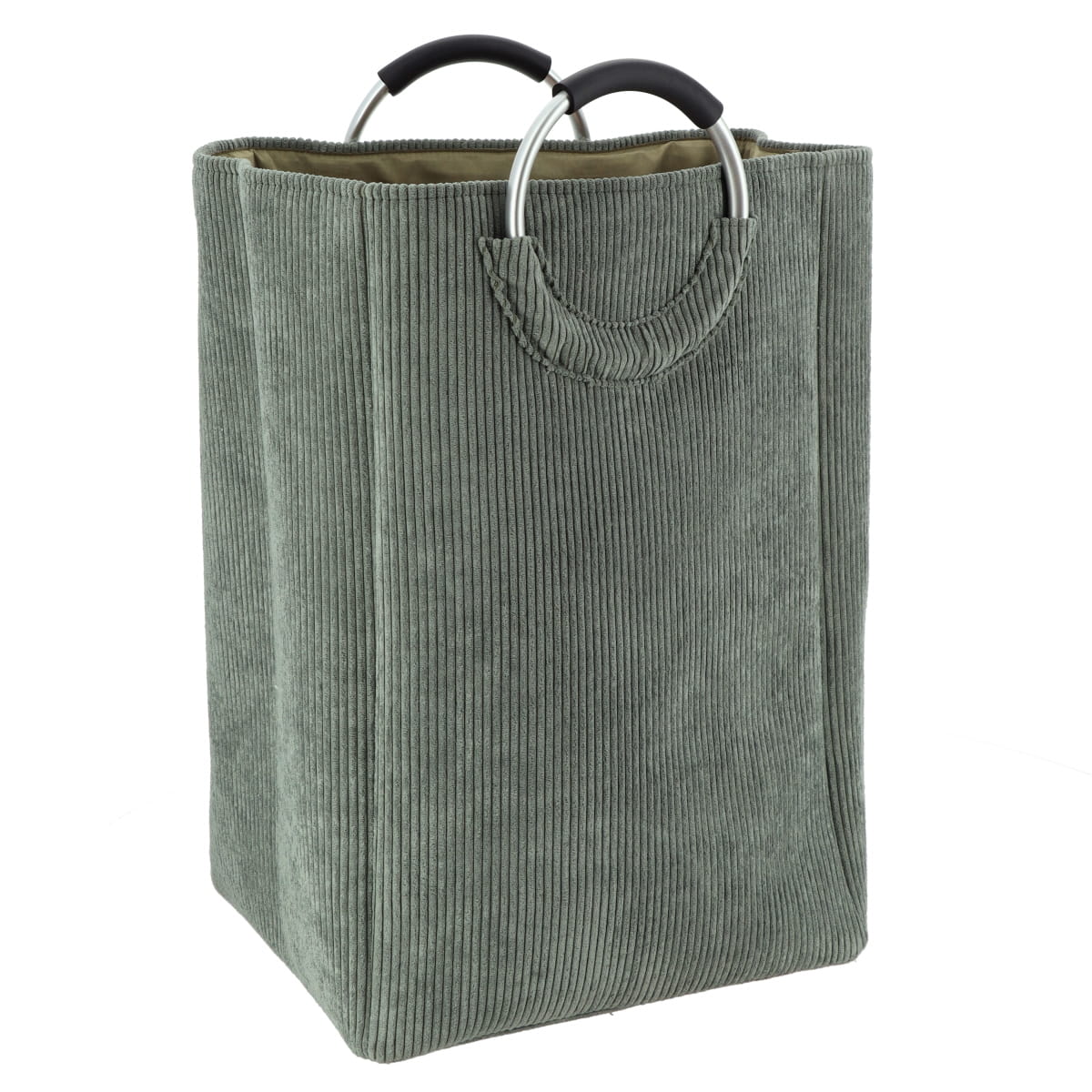 Coș Pliabil Pentru Rufe din Corduroy 55L - Khaki