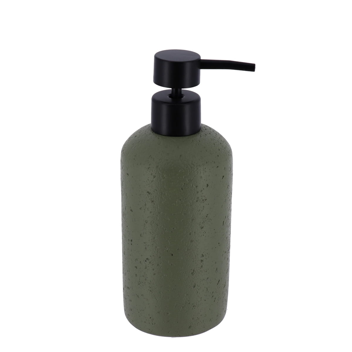 Dozator săpun polirasină efect piatră 400 ml - Khaki