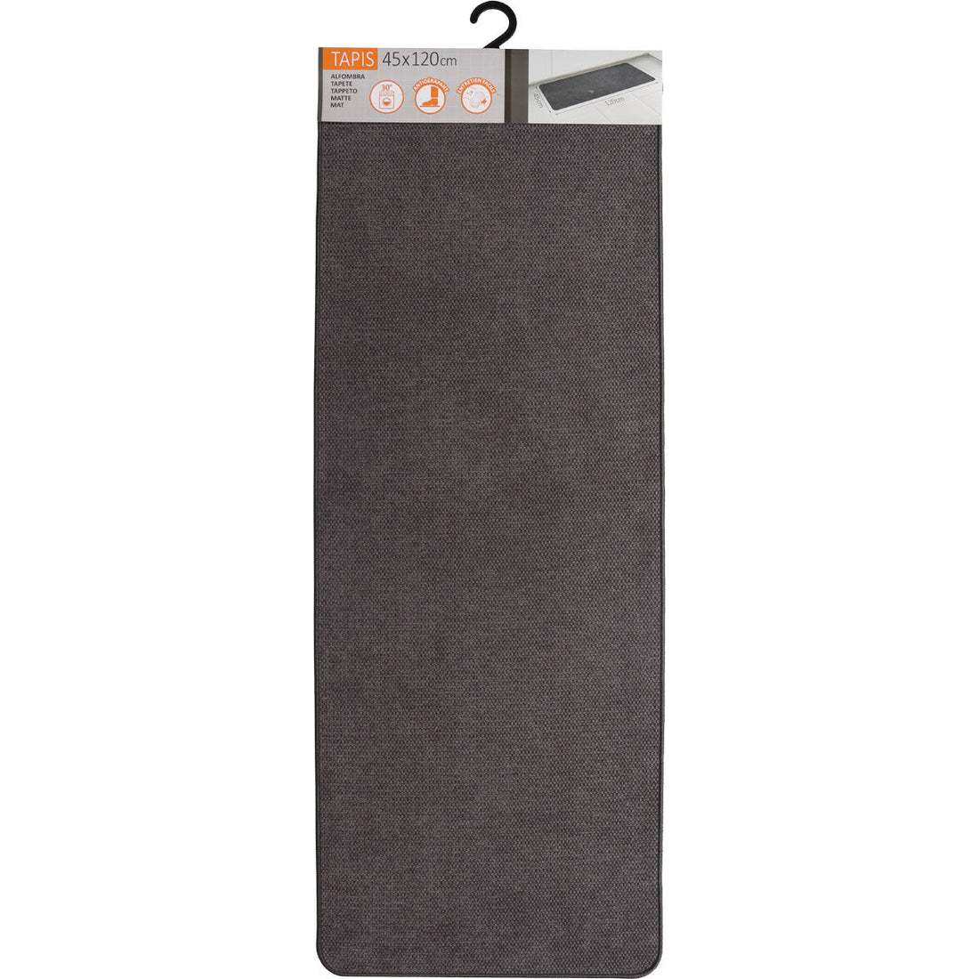 Covor bucătărie Hexangon Dark Grey - 45X120CM