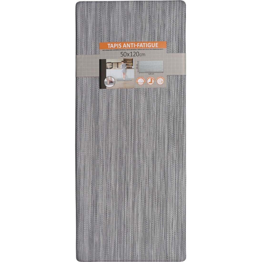 Covor bucătărie Pvc Light Grey - 50X120CM